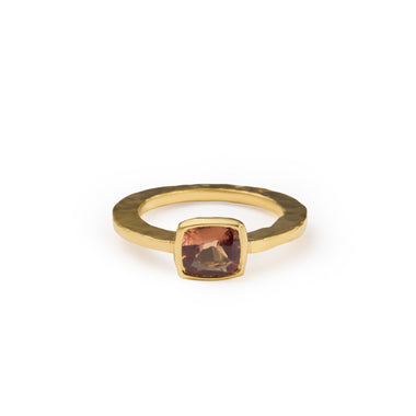 22kt Orange Sapphire Stacking Ring