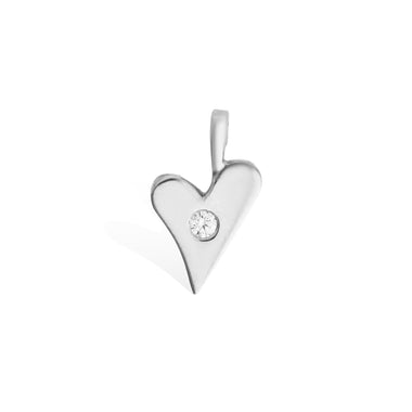 OFD Small Heart Charm with Diamond