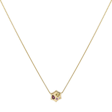 OFD Colored Stone Speech Bubble Pendant