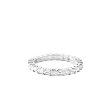 Emerald Cut Diamond Eternity Band