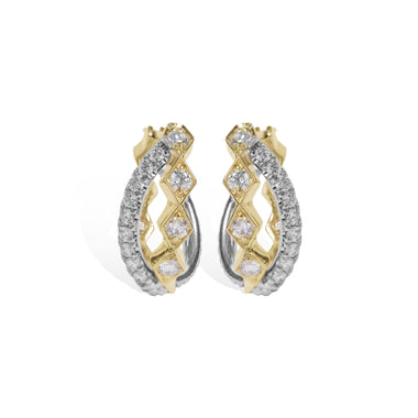 Medium Romeo Crossover Hoops