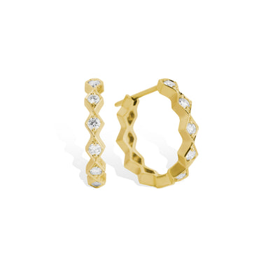 Romeo Diamond Hoops