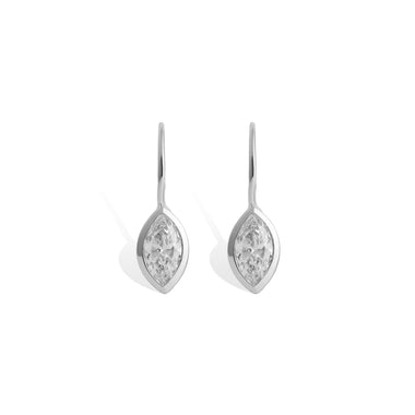 Marquis Diamond Drop Earrings