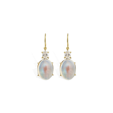 Moonstone and Diamond Drops
