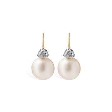 South Sea Pearl & Diamond Drops