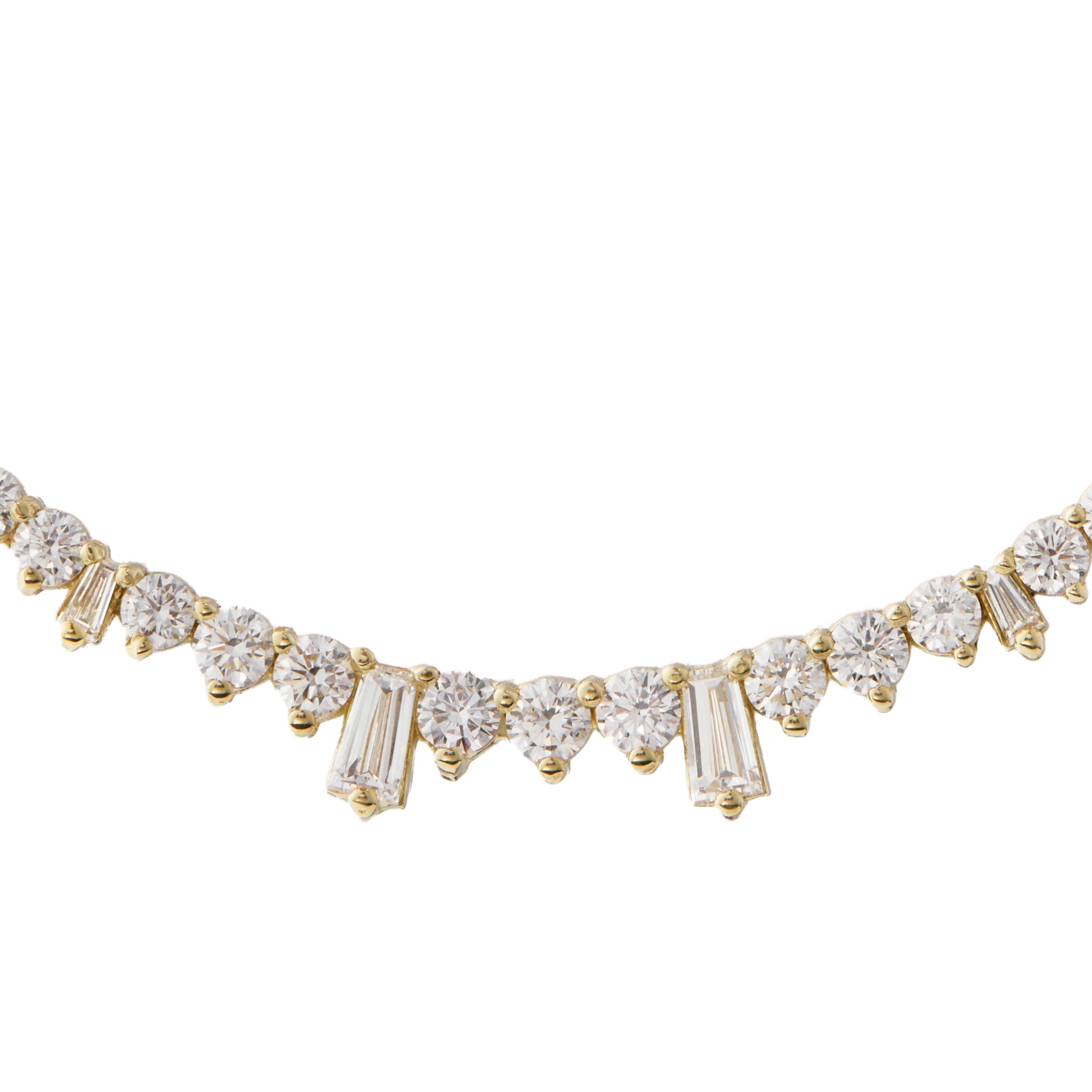 Baguette Bar Necklace