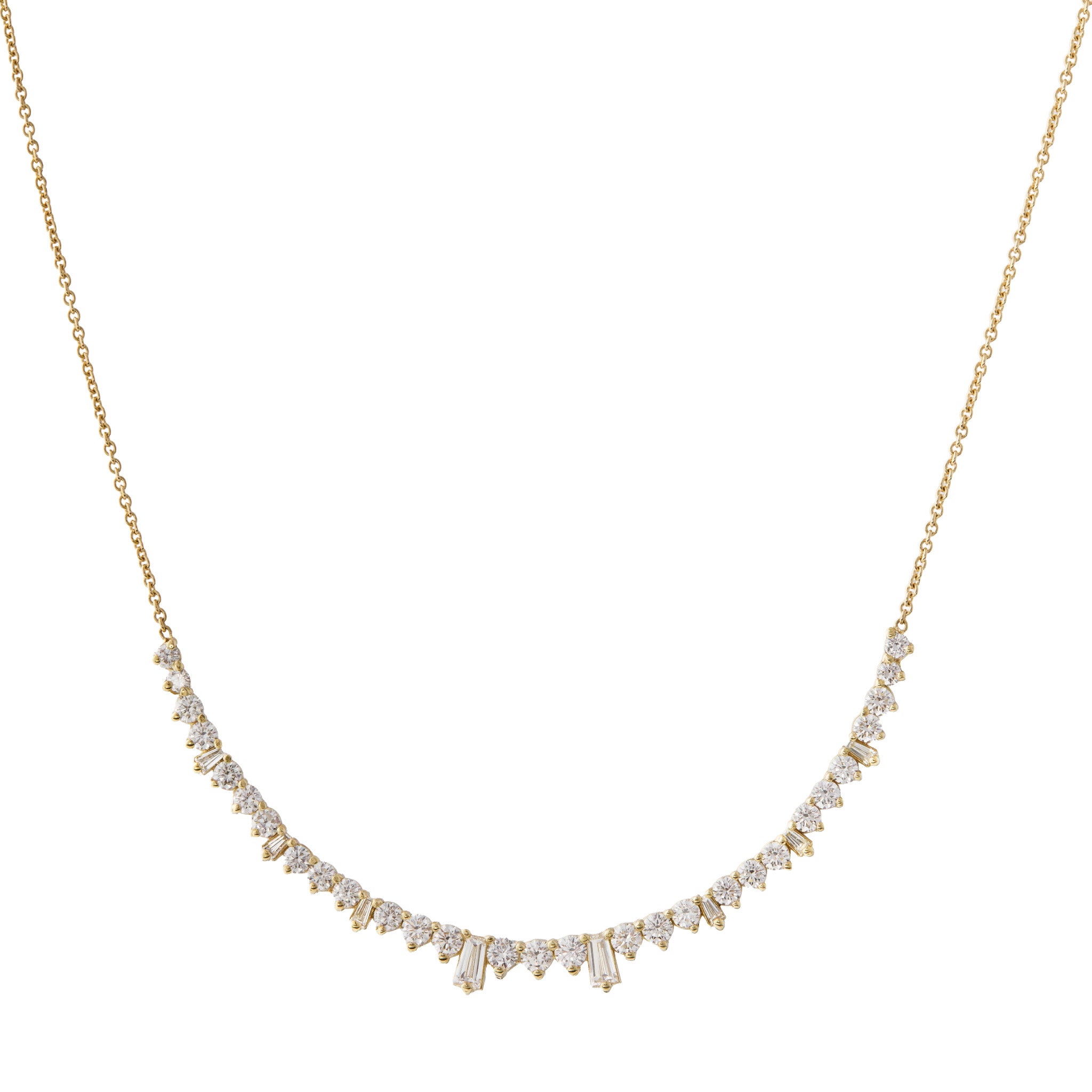 Baguette Bar Necklace