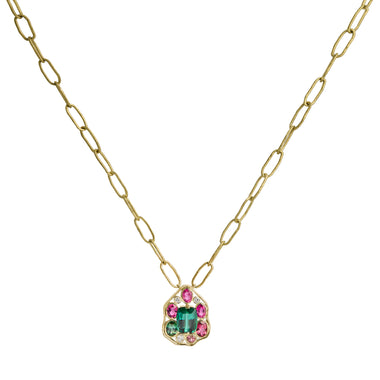 Swiggle Tourmaline Necklace