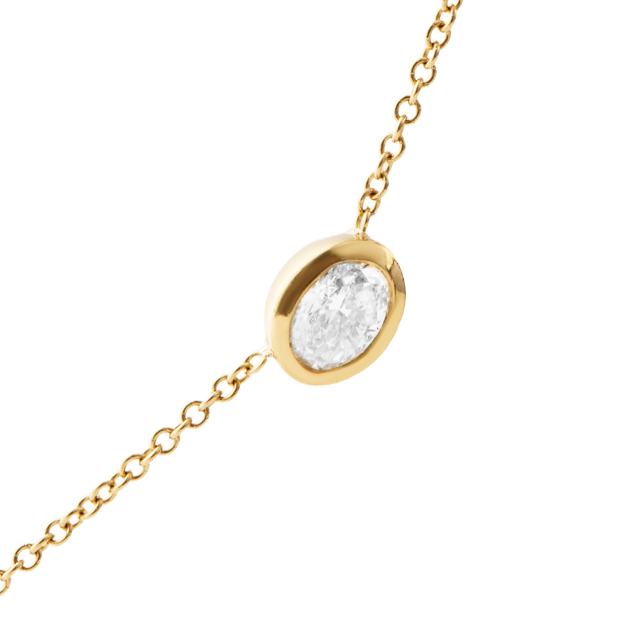 1.69cts Bezel Set Diamond Chain