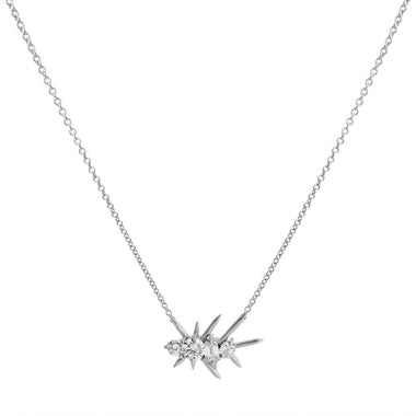 Diamond Spike Cluster Pendant