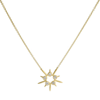 Mini Diamond Spike Pendant