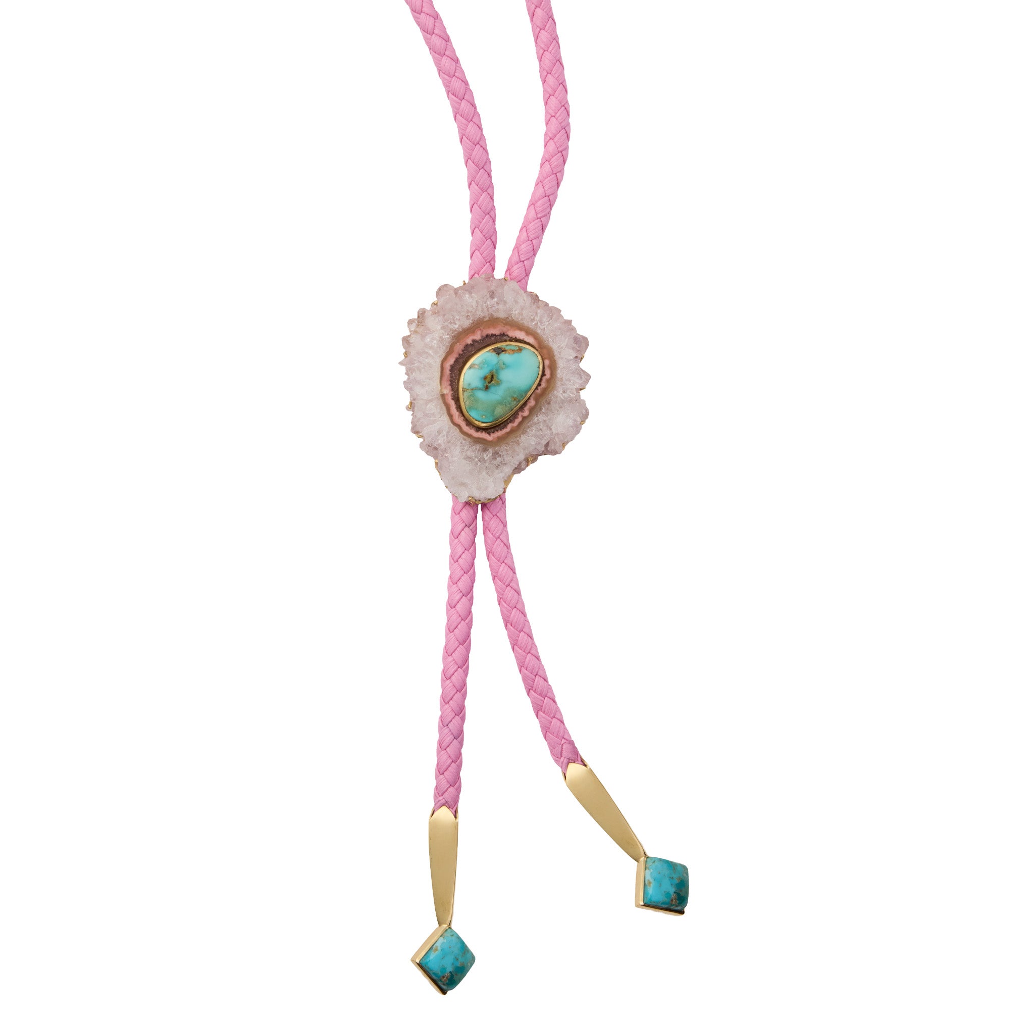Turquoise Stalactite Bolo Tie