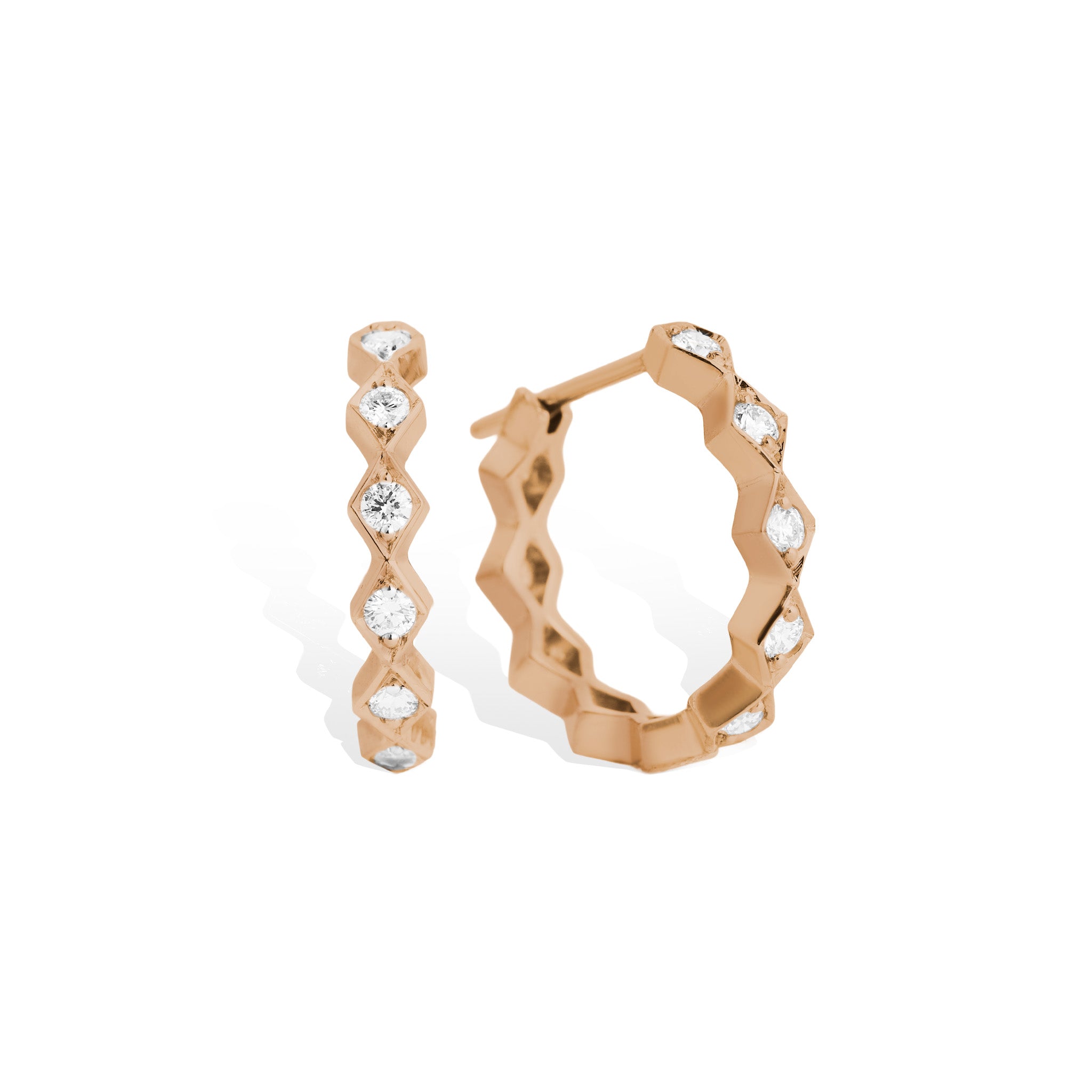 Romeo Diamond Hoops