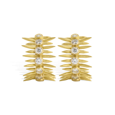 Diamond Spike Hoops