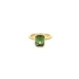 green tourmaline donut stacker