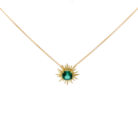 lagoon tourmaline spike pendant