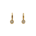 oval drop earrings