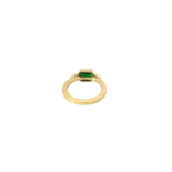 tsavorite garnet ring - back